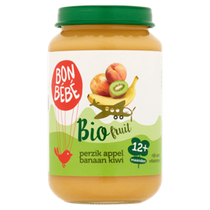 Bonbebe Bio 12mF1202 Perzik Appel Banaan Kiwi