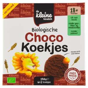 De Kleine Keuken Biologische chocokoekjes 18+