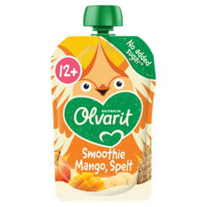 NUTRICIA Olvarit lvarit Knijpfruit Smoothie Mango Spelt 12+ Maanden 100g bij Jumbo