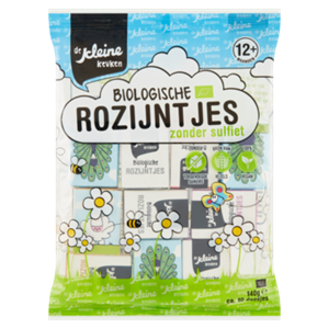 De kleine keuken e Kleine Keuken Biologische Rozijntjes Zonder Sulfiet 12+ Maanden 140g bij Jumbo