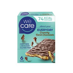 WeCare 4x  Everyday Crunchy Reep Dark Chocolate 102 gr