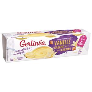 Gerlinea 12x  Pudding Vanille Karamel 3 Pack 630 gr