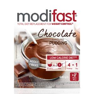 Modifast 4x  Intensive Pudding Chocolade 8 x 55 gr