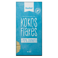 Weiße Xylit-Schokolade Kokos & Flakes