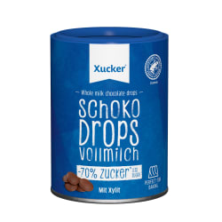 Xucker Schoko-Drops Vollmilch mit Xylit, klein