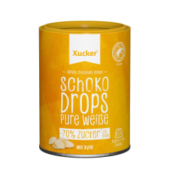 Weiße Schoko-Drops mit Xylit, klein