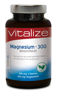 Vitalize Magnesium 300 Bisglycinaat Tabletten