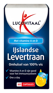 Lucovitaal IJslandse Levertraan Capsules