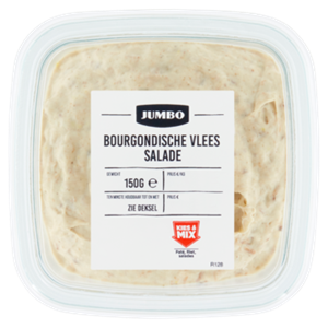 JUMBO VerticalLine;  Bourgondische Vleessalade 150g Aanbieding bij 