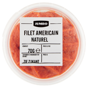 umbo Filet Americain Naturel 70g