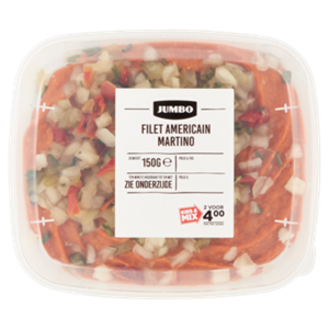 VerticalLine;  Filet Americain Martino 150g Aanbieding bij 