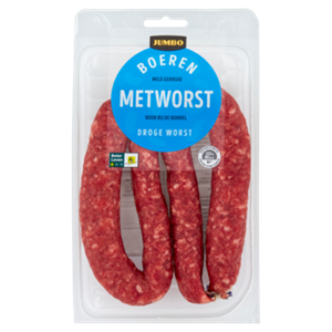 JUMBO umbo Boeren Metworst Droge Worst 220g