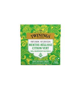 Twinings Ayurveda munt zoethout limoen