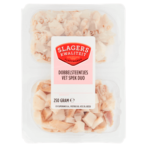 Slagers kwaliteit Vetspek dobbelsteentjes duo