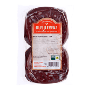 Bleijlevens Bakbloedworst met spek