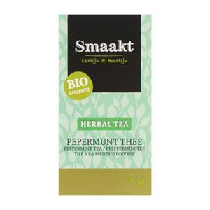 Smaakt Pepermunt thee 30 g doos