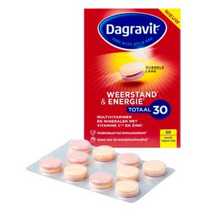 Dagravit 2x  Totaal 30 Weerstand&Energie 50 kauwtabletten