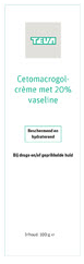 Teva Cetamacrogolcrème met 20% vaseline 100 gram