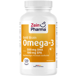 ZeinPharma Omega 3 Kapseln Gold Brain Edition
