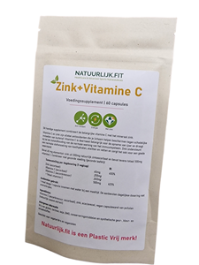 Natuurlijk.fit Vitamine C plus zink 60 capsules