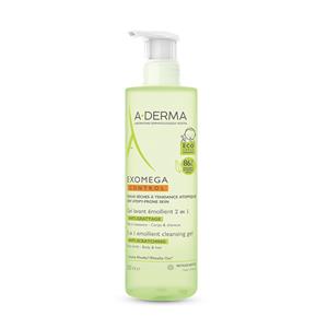 A-Derma Exomega Control 2in1 Emollient Cleansing Gel Anti-Scratching 500 ml