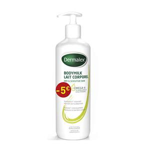 Dermalex Bodymilk - Droge/Gevoelige Huid - 500ml Promo - €5