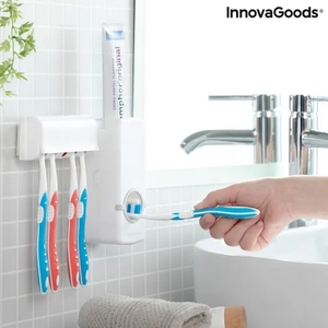 Tandpastadispenser met tandenborstelhouder InnovaGoods Diseeth