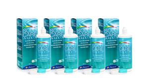 Solocare AQUA 4 x 360 ml met lenzendoosjes