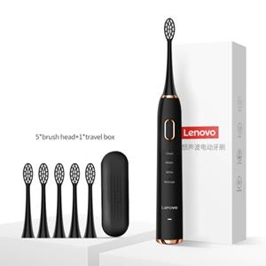 Lenovo Elektrische Tandenborstel Set 2 - Waterdicht Sonisch USB Oplaadstation Zwart