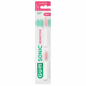 GUM Opzetborstels Sonic Sensitive 2 stuks