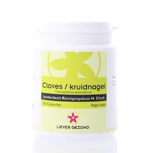 Liever Gezond Cloves/kruidnagel, 100 Veg. capsules