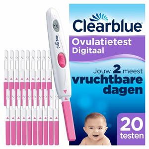 Clearblue 6x  Ovulatietestset Digitaal 20 stuks