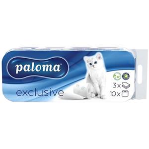 Paloma Toiletpapier Exclusive 3 laags 8 rollen per pak