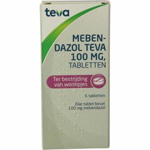 Teva Mebendazol 100mg 6st