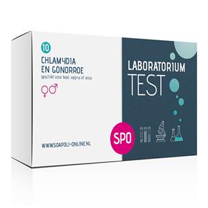 SOApoli Chlamydia En Gonorroe Test - Professionele Laboratorium Test Test voor vagina, keel of anus