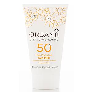 Organii SPF50 Sun Milk