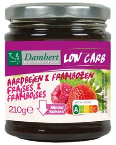 Damhert Low Carb Confituur framboos/aardbei