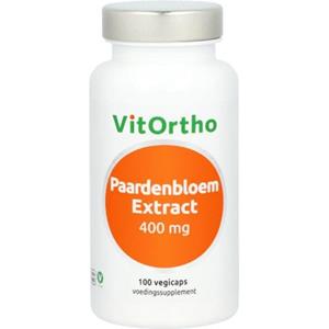 Vitortho Paardenbloemextract 400mg 100 Vegetarische Capsule