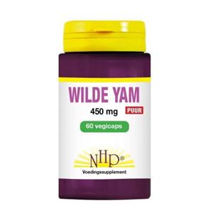 NHP Wilde yam 450mg puur 60 Vegetarische Capsule