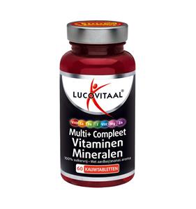 Lucovitaal Multi vitaminen & mineralen kauwtablet