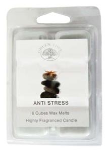 Green Tree Wax melts anti stress 6 Stuks