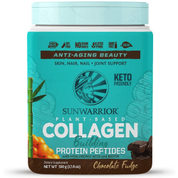 SunWarrior Collagen Building Protein Peptides - 500g - Chocolate Fudge