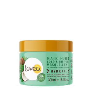 Lovea 3-in-1 Haarmasker - Kokos & Groene Thee