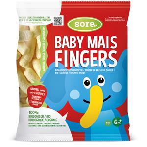  Baby Maisfingers - Aardbei - 35 gr
