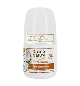 Douce Nature Deodorant roll on met kokos 24h bio