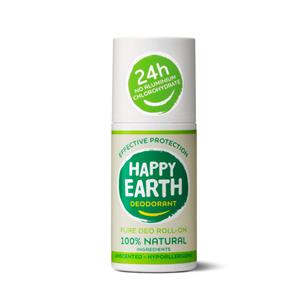 Happy Earth Pure deodorant roll-on unscented