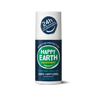 Happy Earth Pure deodorant roll-on men protect