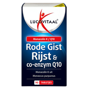 Lucovitaal Rode gist rijst + co-enzym q10 90tb