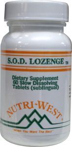 Nutri West Nutri-West S.O.D. Lozenges Tabletten 60st