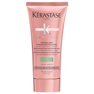 Kérastase Masker Anti Rode Ondertonen Voor Donkerbruin Haar  - Chroma Absolu Masque Vert Chroma Neutralisant Masker Anti Rode Ondertonen Voor Donkerbruin Haar